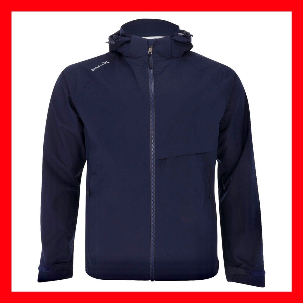 $298 Ralph Lauren RLX Ivy Golf Full Zip Lightweight Jacket Men's Size Medium